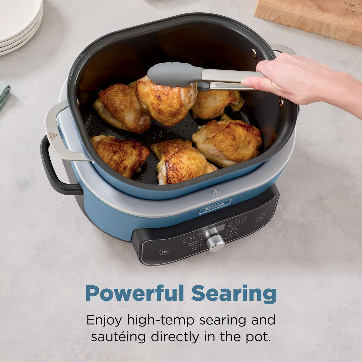 Ninja® 9-in-1 PossibleCooker® PRO Plus 8.5-qt, Blue Macaron