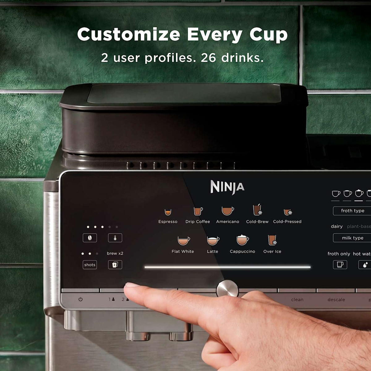 Ninja AutoBarista™ Fully Automatic Espresso Machine in Stainless Steel