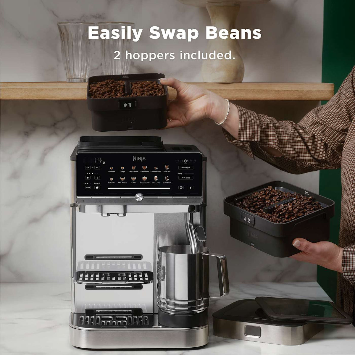Ninja AutoBarista™ Pro Fully Automatic Espresso Machine in Stainless Steel
