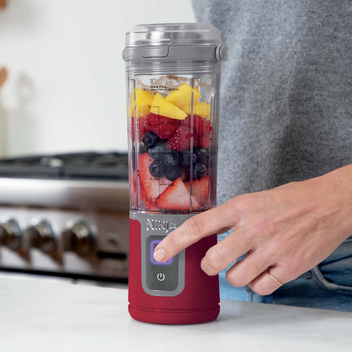 Ninja Blast™ 16 oz. Portable Blender with Leak Proof Lid and Easy Sip Spout, Black