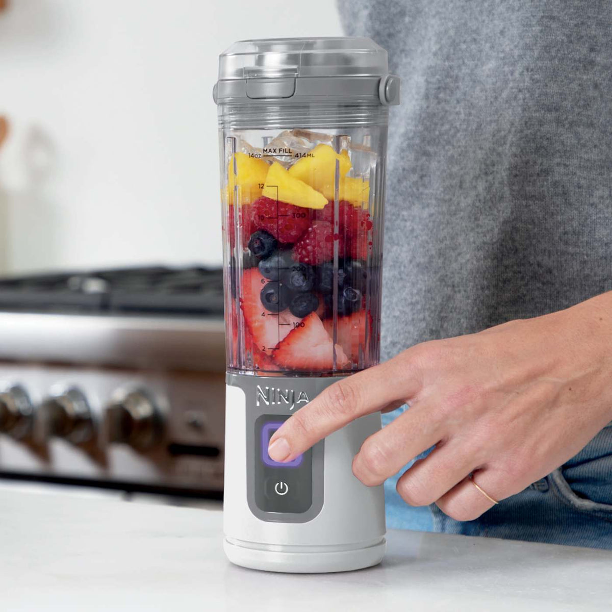 Ninja Blast™ 16 oz. Portable Blender with Leak Proof Lid and Easy Sip Spout, Black