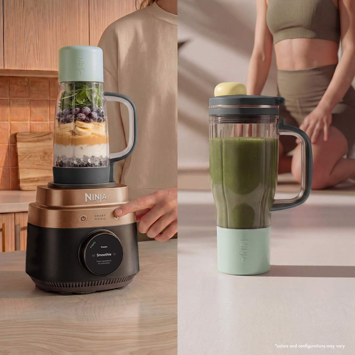 Ninja CrushBOSS™ 3-in-1 Blender, Tumbler & Food Processor in Onyx