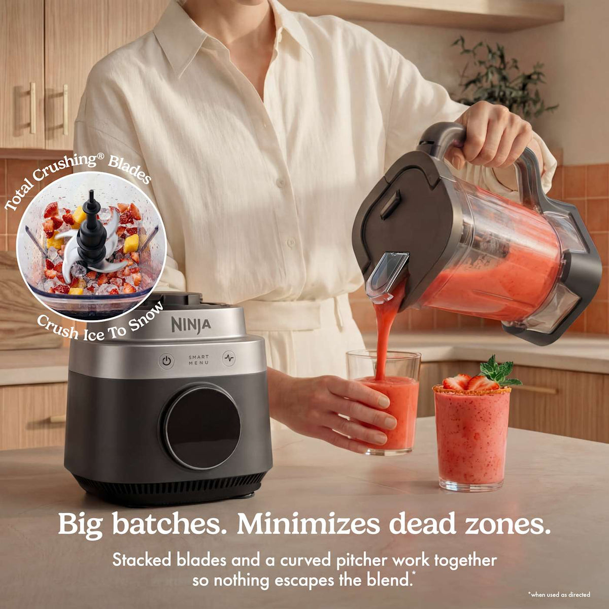 Ninja CrushBOSS Intelligent Blender in Mocha