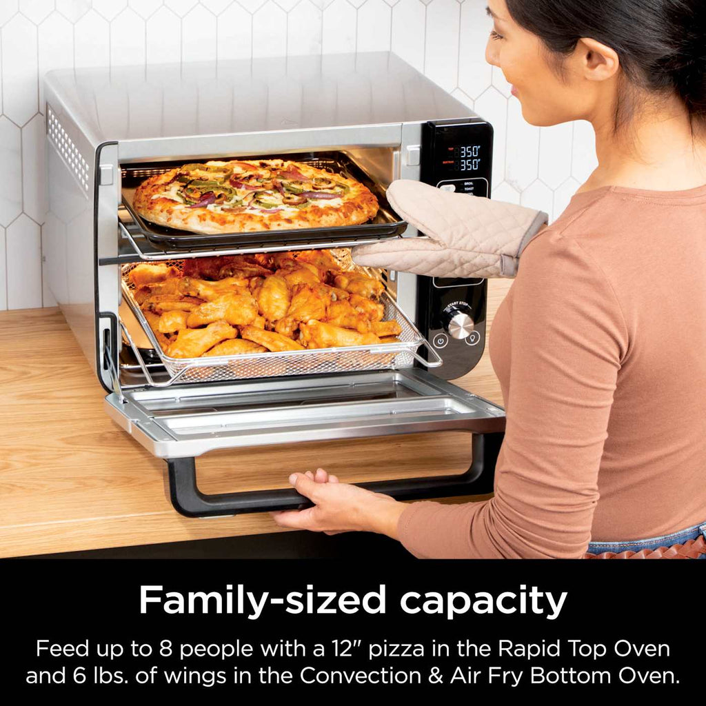 Ninja® DCT401C 12-in-1 Double Oven with FlexDoor™