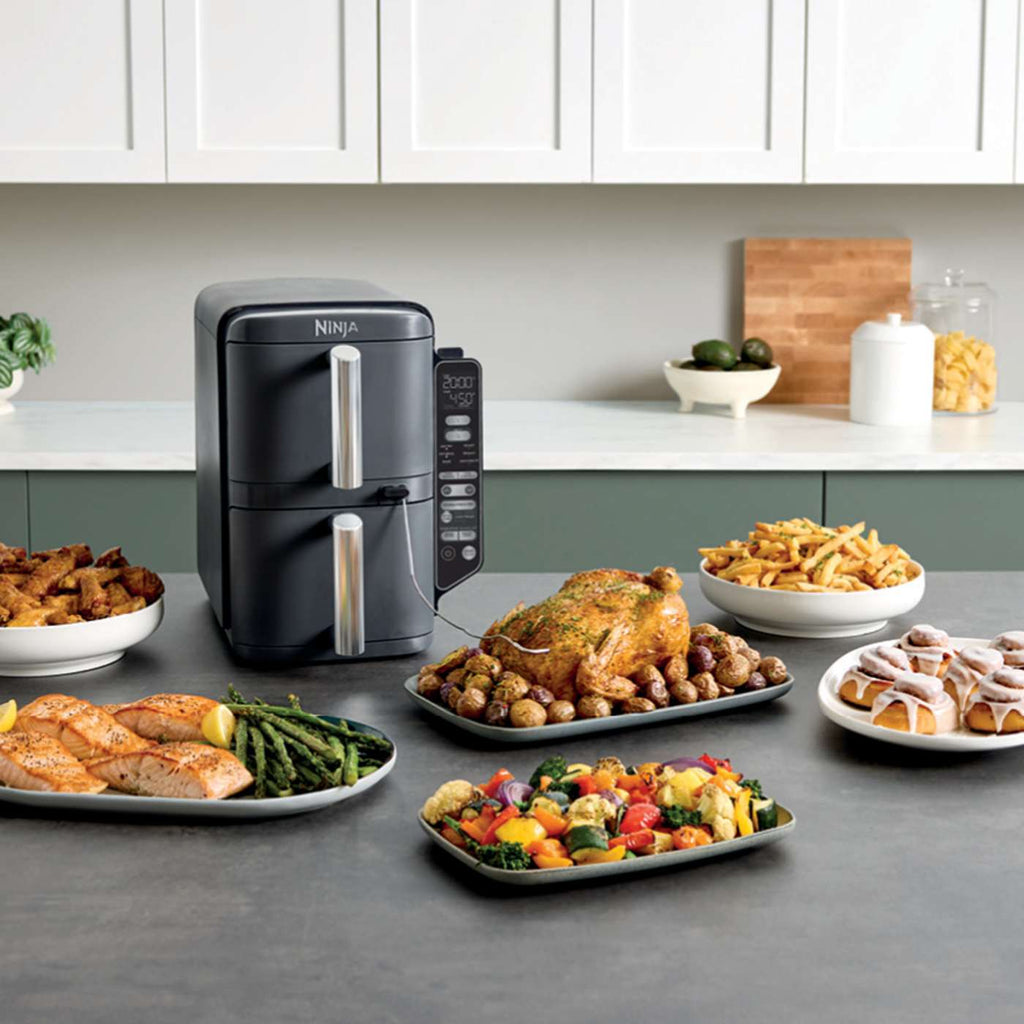 Ninja® DoubleStack™ 2 Basket 10 QT Air Fryer With Smart Thermometer