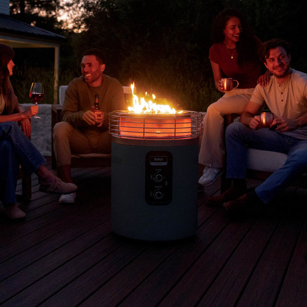 Ninja Fireside360™ Outdoor Heater & Fire Pit and Soft Cover Bundle