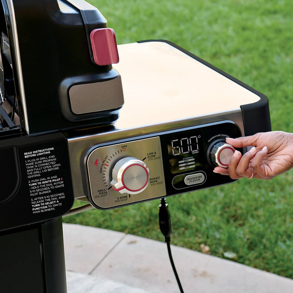 Ninja™ FlexFlame™ Propane Grill & Outdoor Cooking System, Green