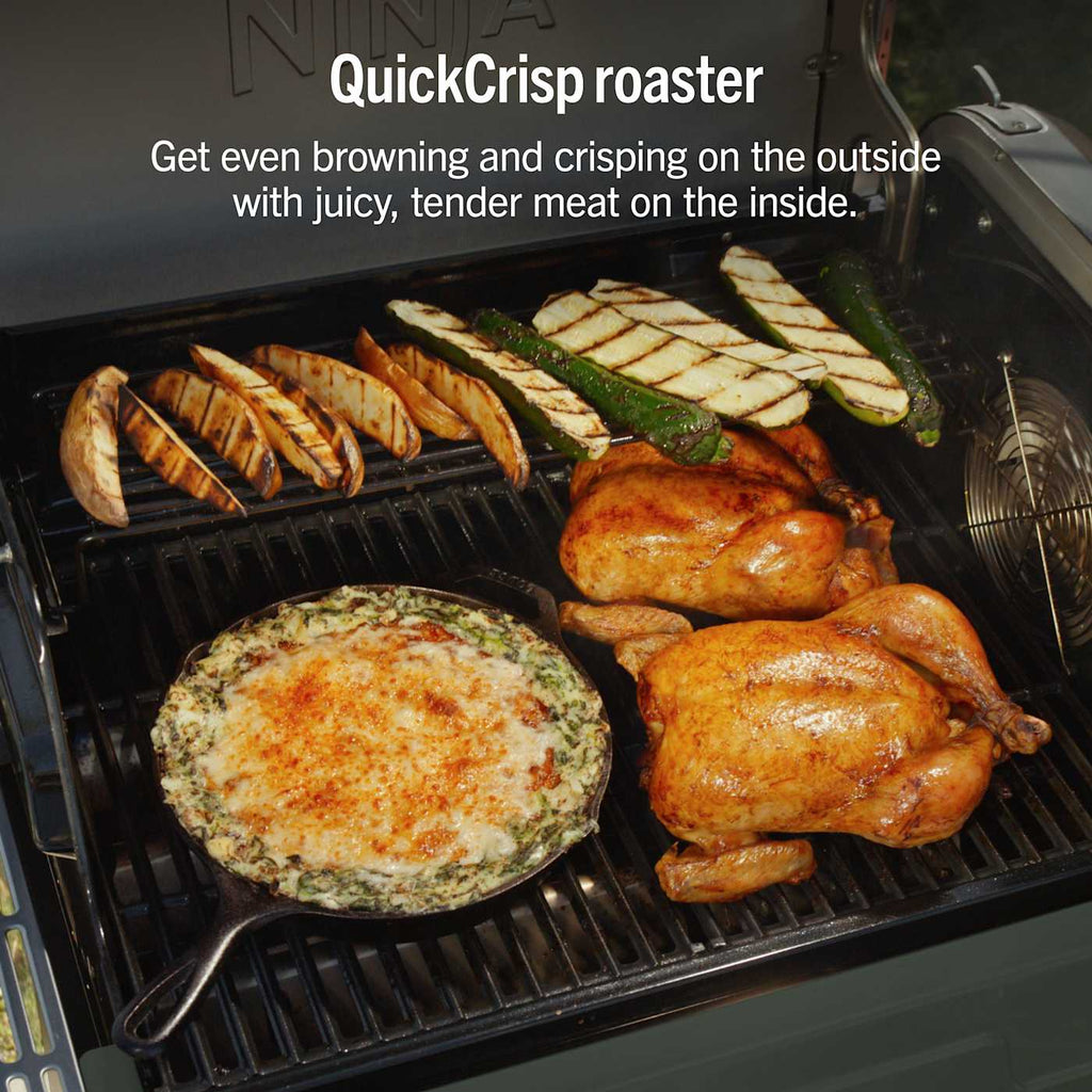 Ninja™ FlexFlame™ Propane Grill & Outdoor Cooking System, Green