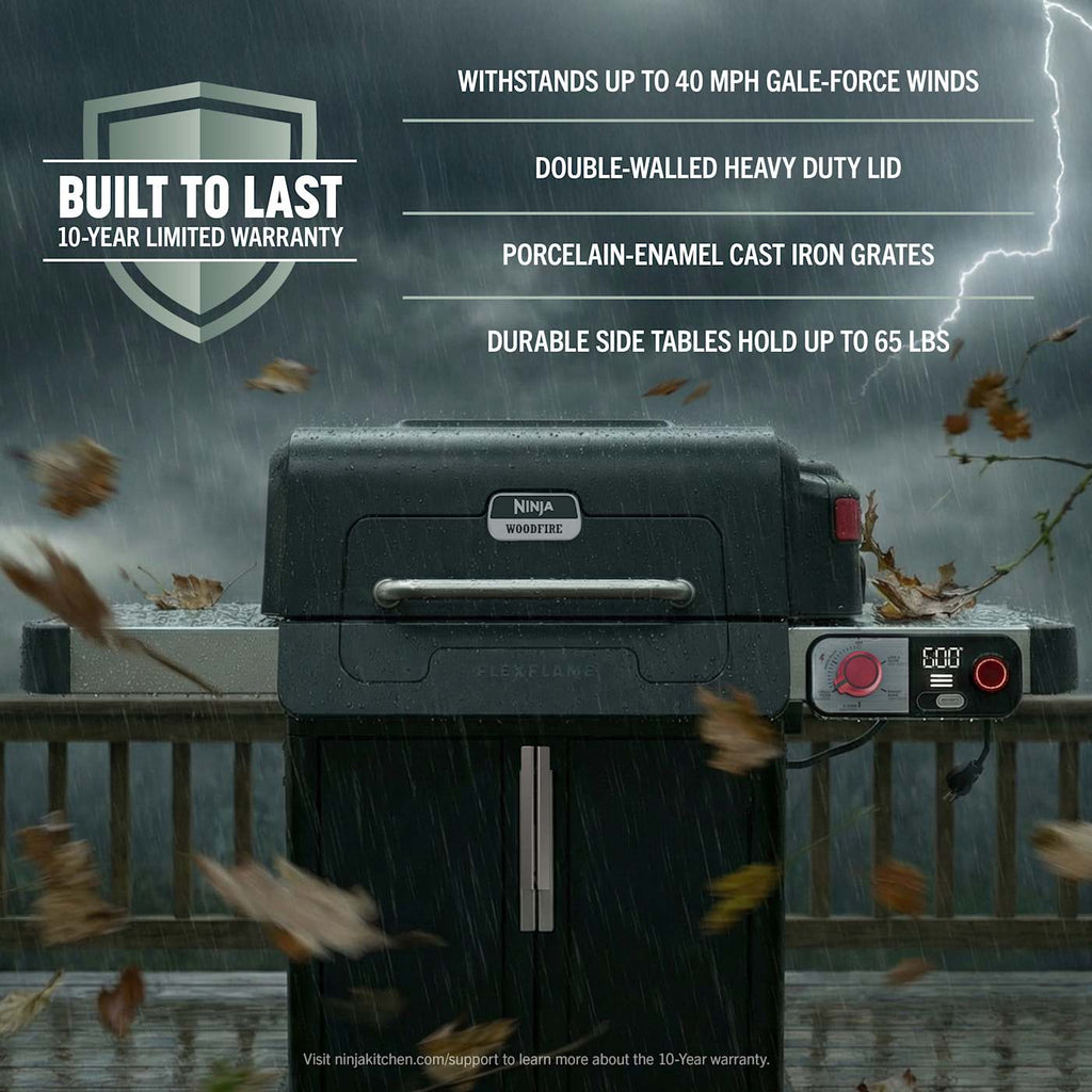 Ninja™ FlexFlame™ Propane Grill & Outdoor Cooking System, Green