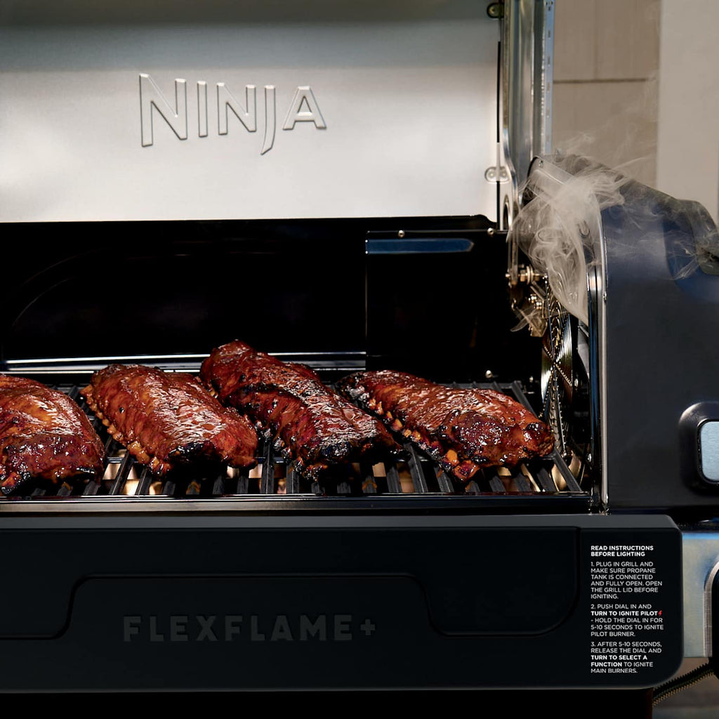 Ninja™ FlexFlame™ Propane Grill & Outdoor Cooking System, Green