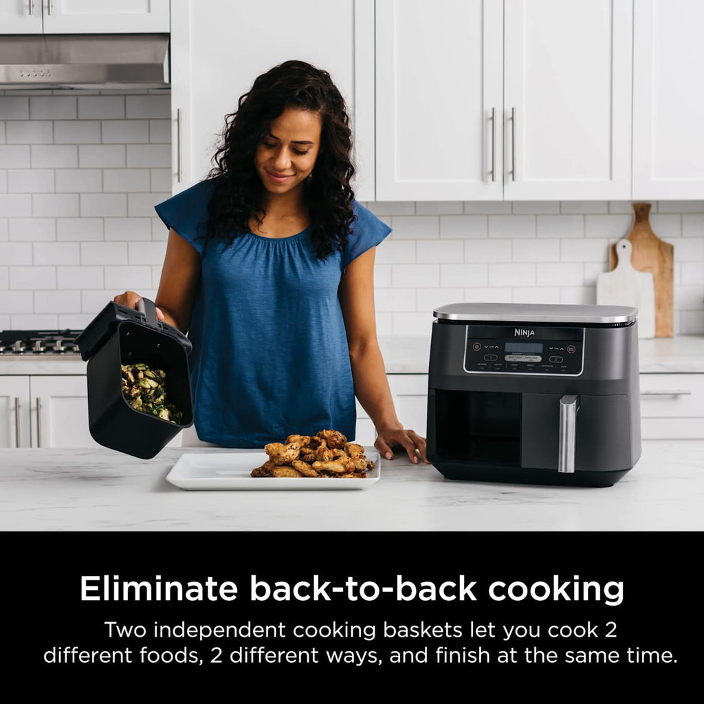 Ninja® Foodi™ 6-in-1, 8-qt. Double Air Fryer with DualZone™ Technology