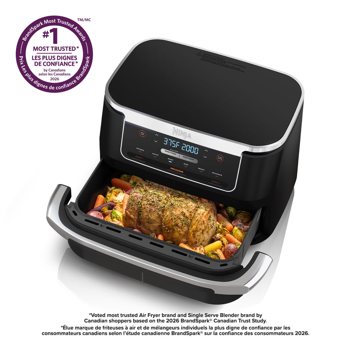 Ninja® Foodi® FlexBasket™ Air Fryer with 7-qt MegaZone™