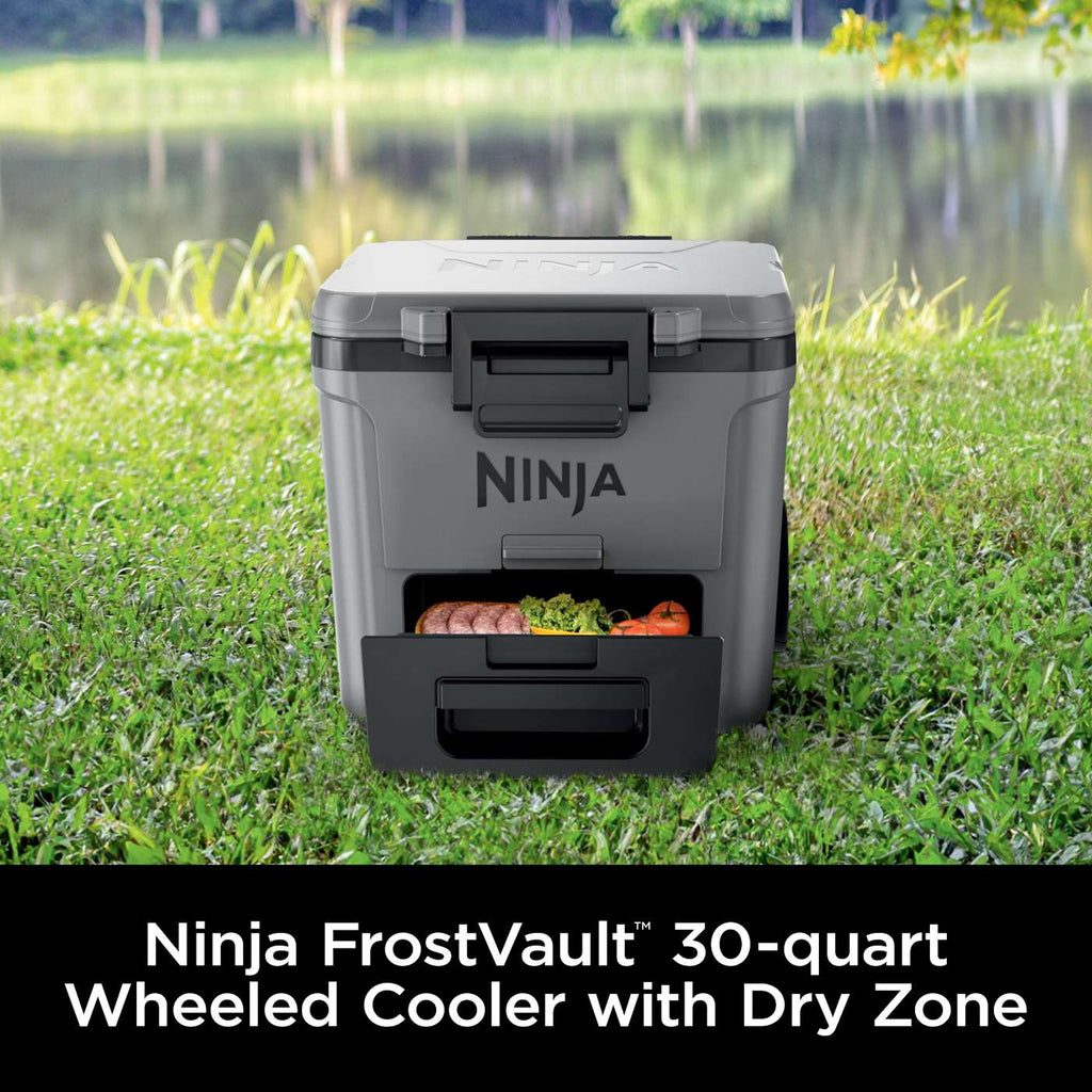 Ninja FrostVault™ 30qt Wheeled Cooler with Dry Zone, Lakeshore Blue