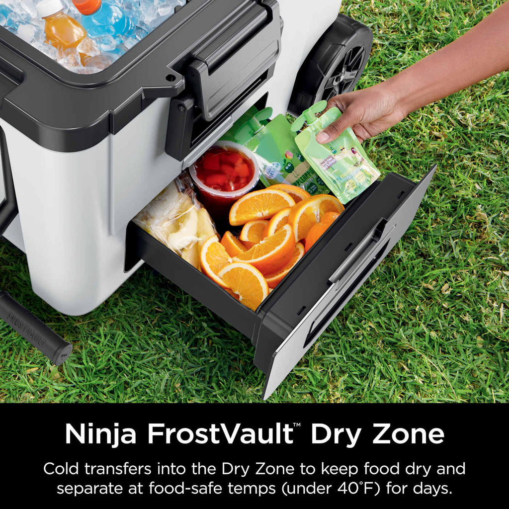 Ninja FrostVault™ 45qt Wheeled Cooler with Dry Zone, Lakeshore Blue