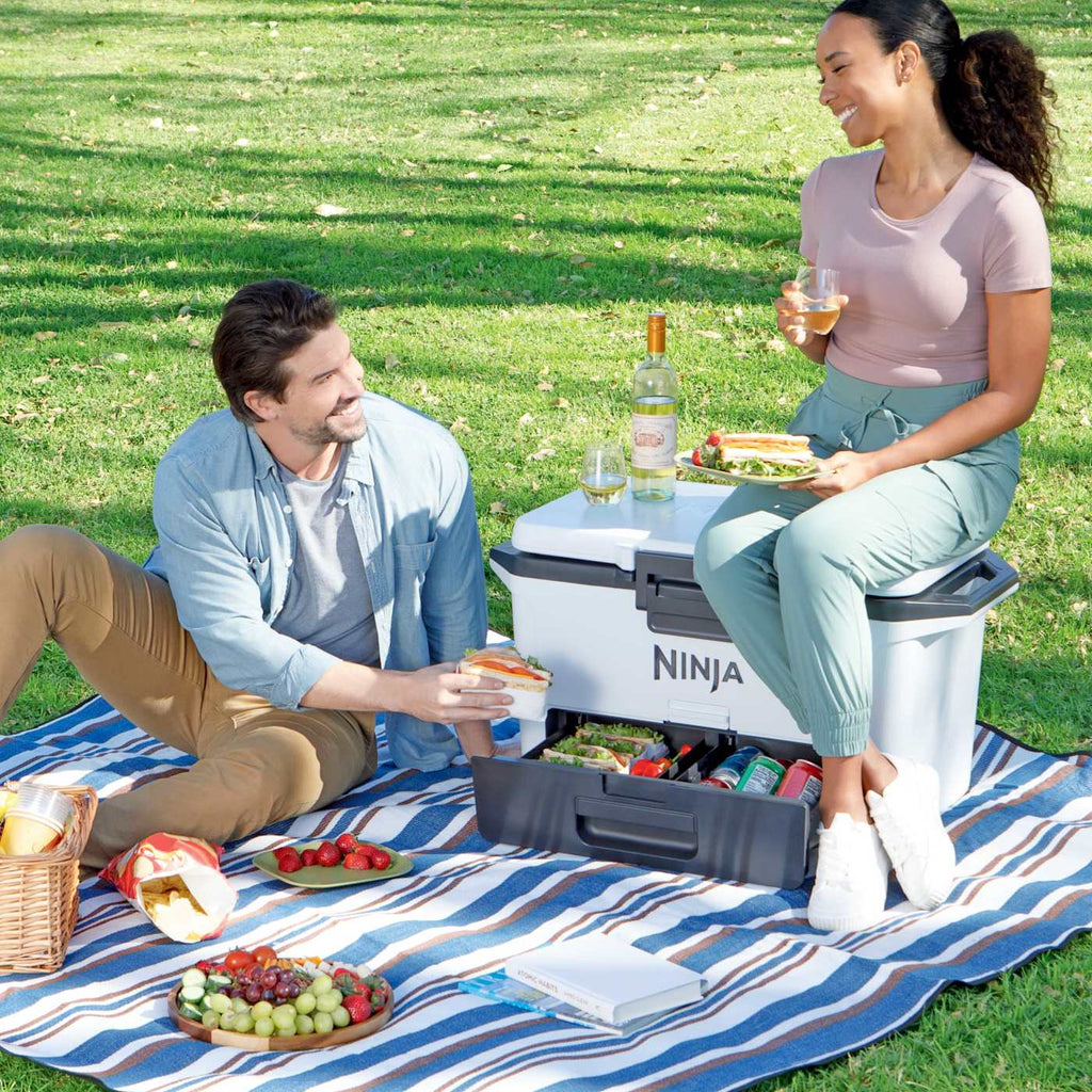 Ninja FrostVault™ 50qt Hard Cooler with Dry Zone, Lakeshore Blue