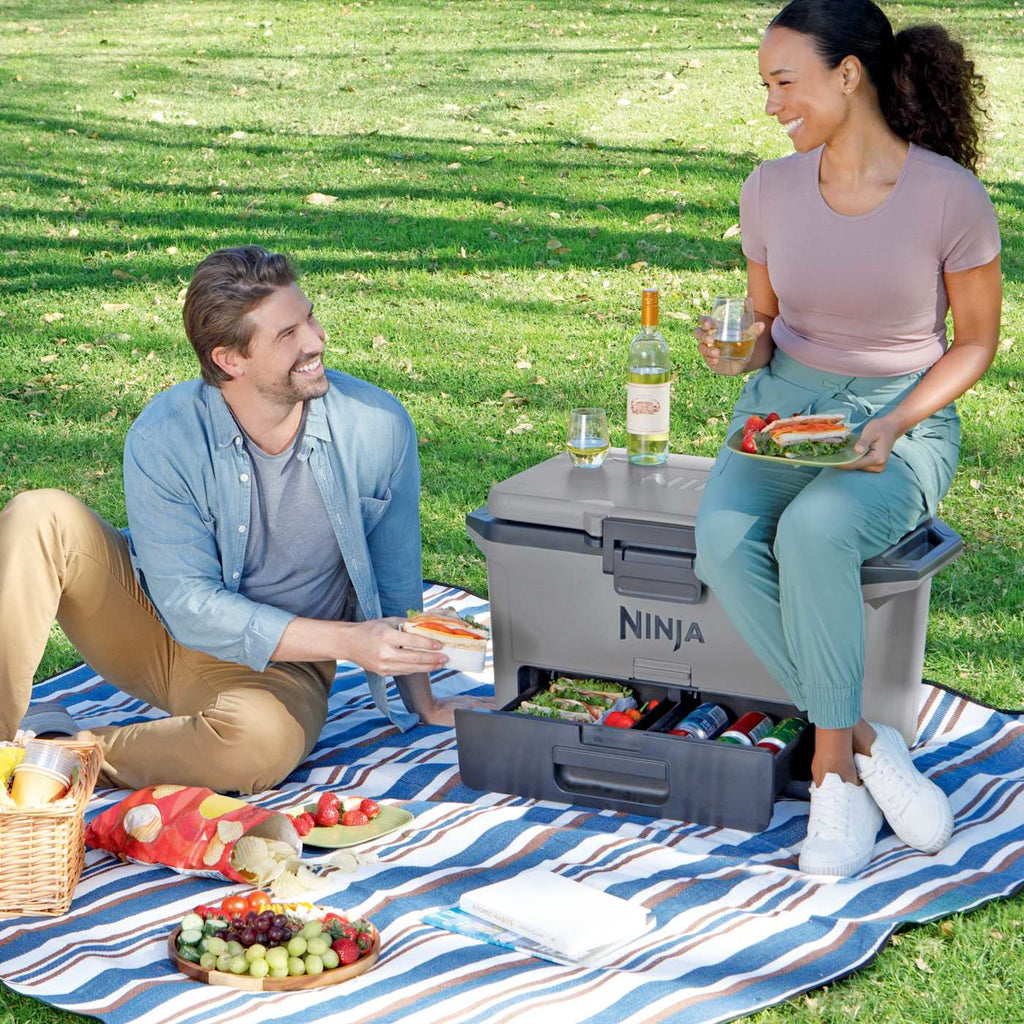 Ninja FrostVault™ 50qt Hard Cooler with Dry Zone, Lakeshore Blue