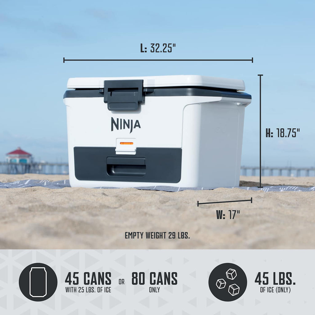 Ninja FrostVault™ 50qt Hard Cooler with Dry Zone, Lakeshore Blue