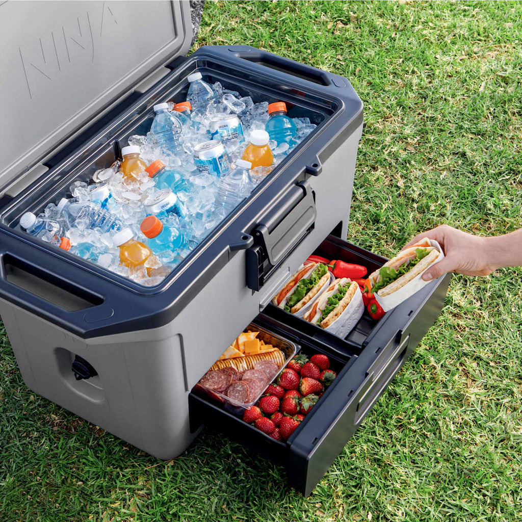 Ninja FrostVault™ 50qt Hard Cooler with Dry Zone, Lakeshore Blue