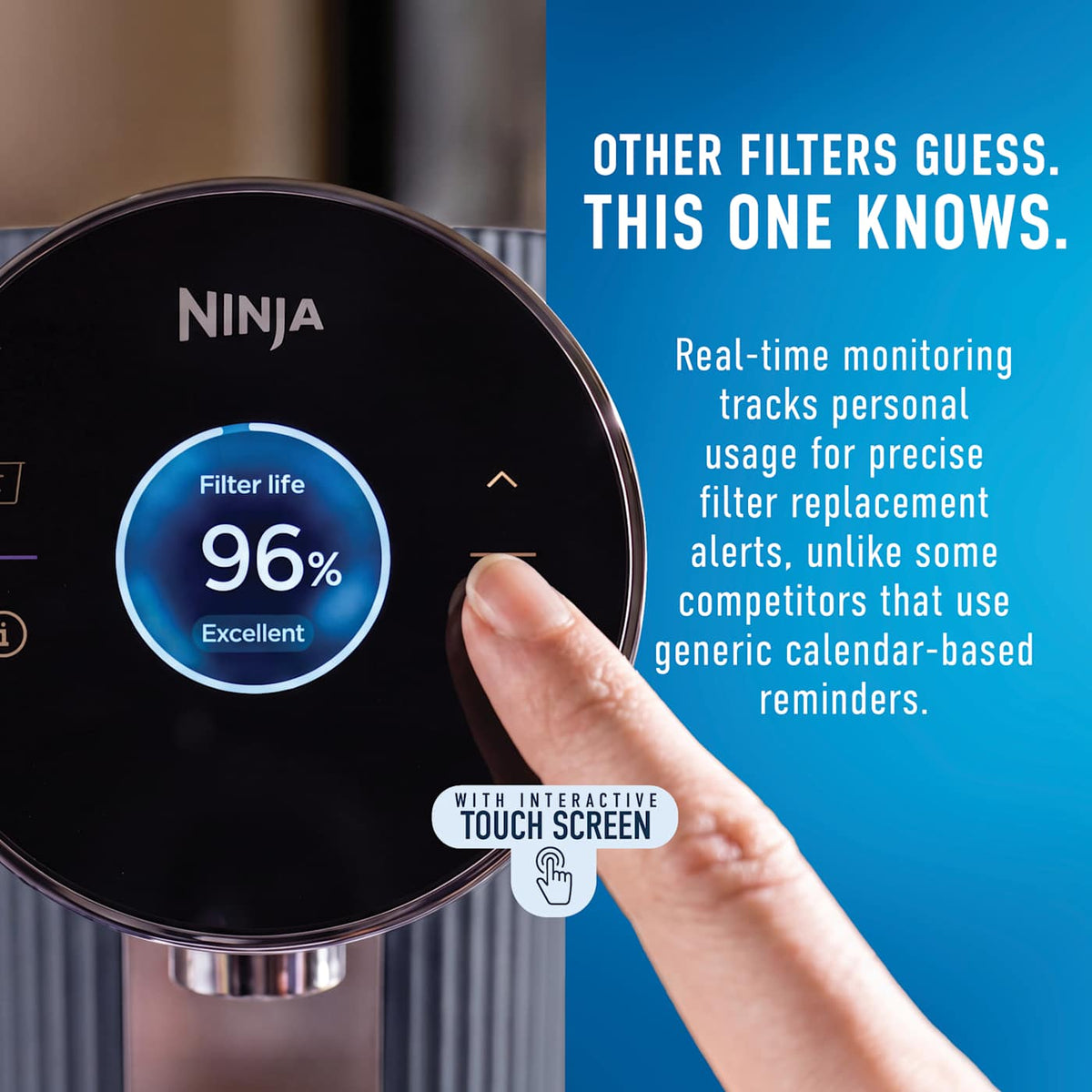 Ninja HydraSense™ Countertop Water Filtration System in Blue