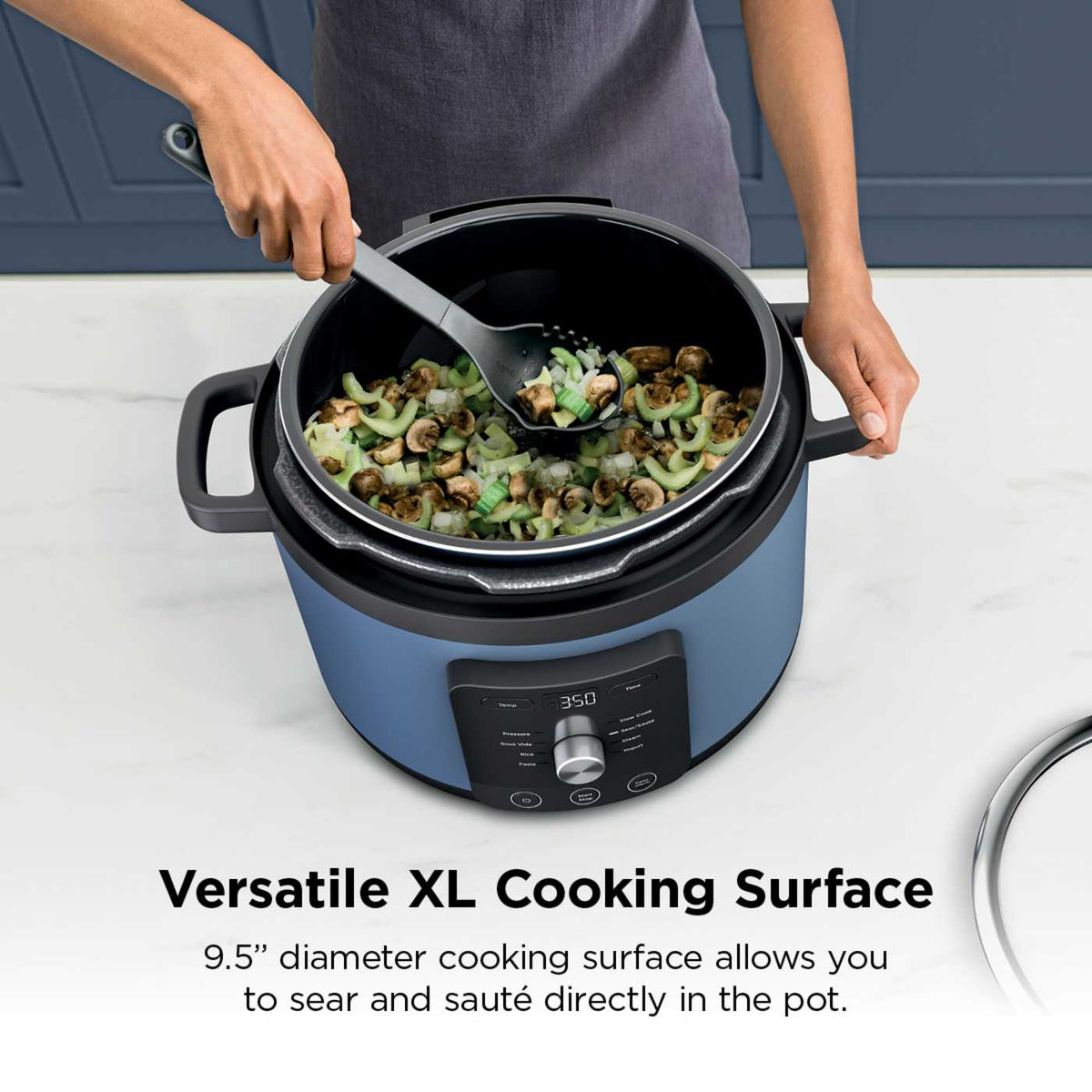 Ninja HyperHeat™ 6.5-qt Pressure Cooker with SimpliServe™ Pot​