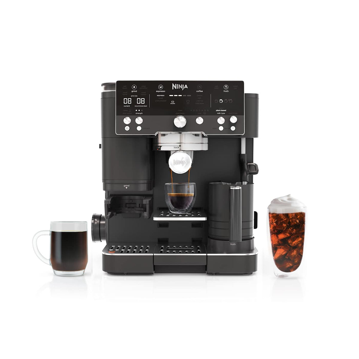 Ninja Luxe™ Café Premier Series 3-in-1 Espresso Machine Drip Coffee Maker & Cold Brew Machine