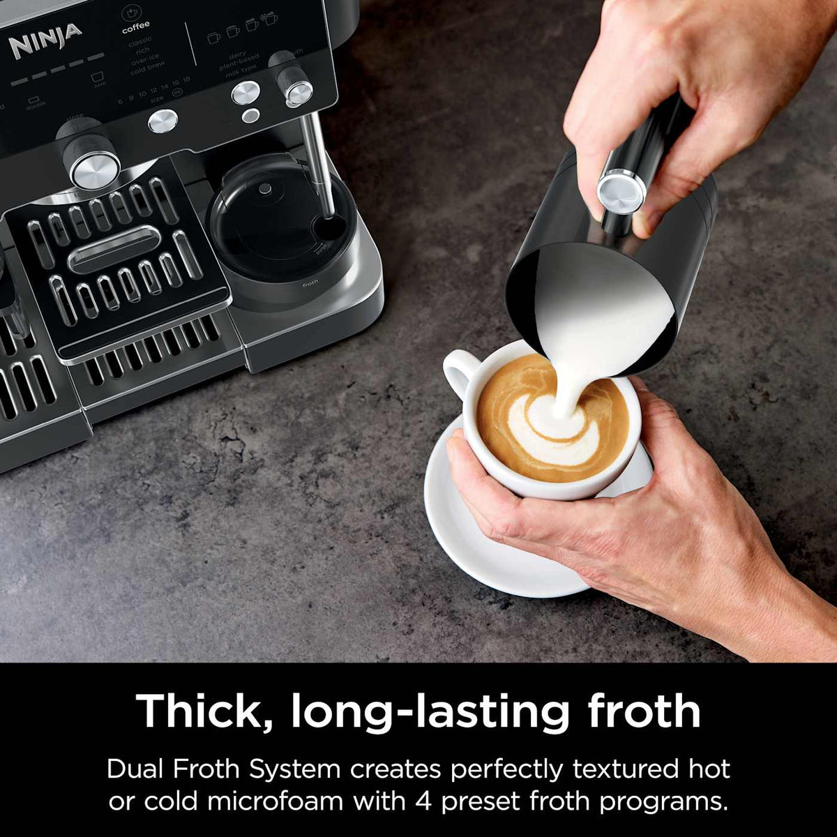 Ninja Luxe™ Café Premier Series 3-in-1 Espresso Machine Drip Coffee Maker & Cold Brew Machine