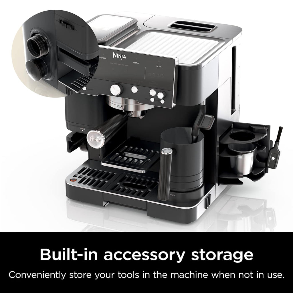 Ninja Luxe™ Café Premier Series 3-in-1 Espresso Machine Drip Coffee Maker & Cold Brew Machine