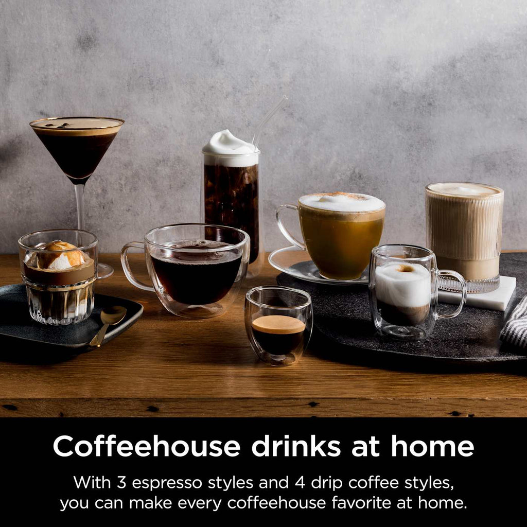 Ninja Luxe™ Café Premier Series 3-in-1 Espresso Machine Drip Coffee Maker & Cold Brew Machine