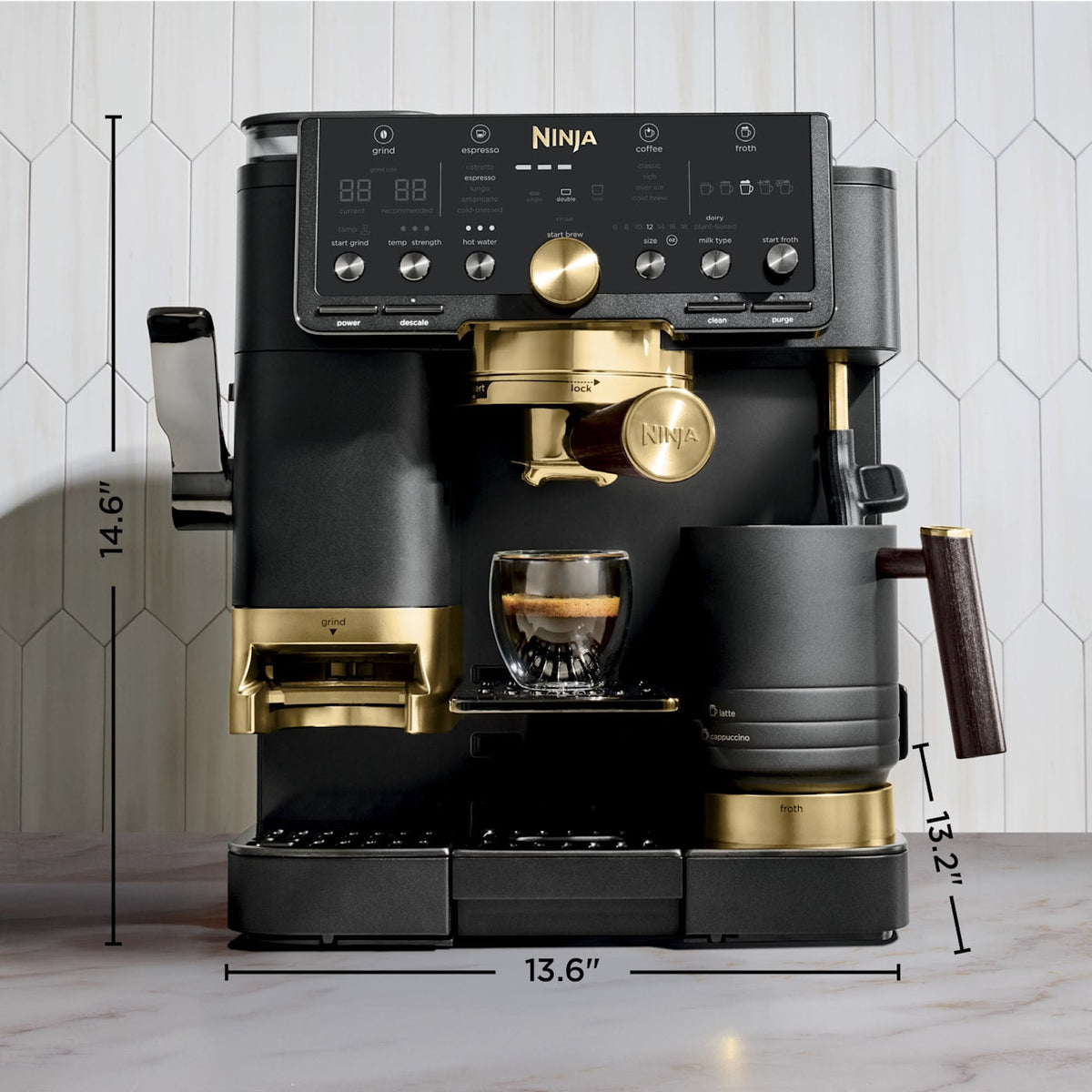 Ninja Luxe™ Café Pro Espresso Machine by David Beckham