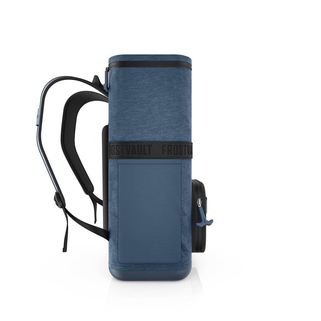 Ninja Outdoor FrostVault™ Go 24-Can Backpack Soft Cooler with Cold Dry Zone, Charcoal Gray