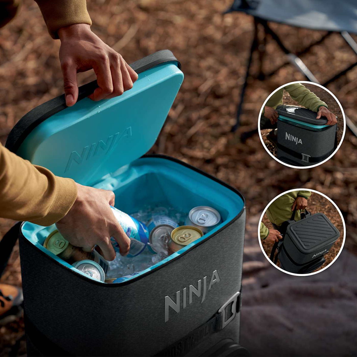 Ninja FrostVault™ 36-Can Backpack Soft Cooler and 30qt Hard Cooler Bundle