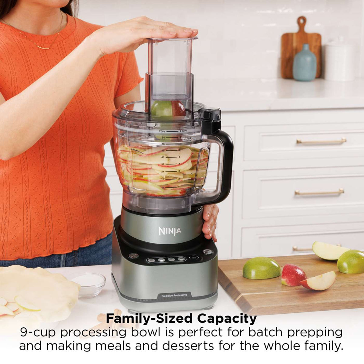 Ninja PrecisionPro™ Food Processor that Chops, Shreds, Purees, & Mixes Dough