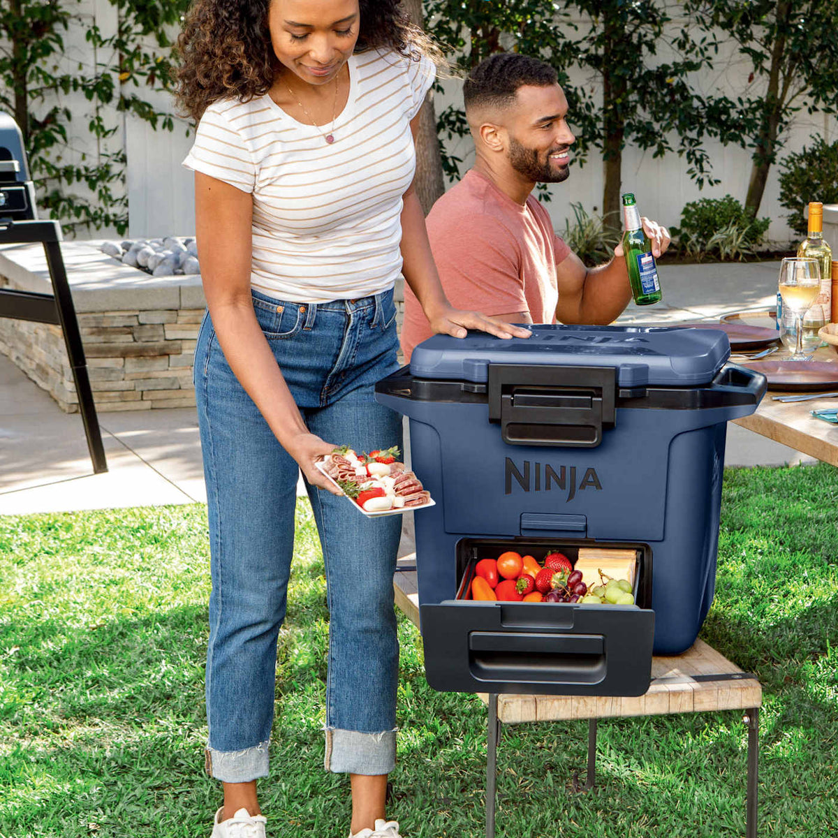 Ninja® Professional Plus Kitchen System and Ninja FrostVault™ 30qt Hard Cooler Bundle