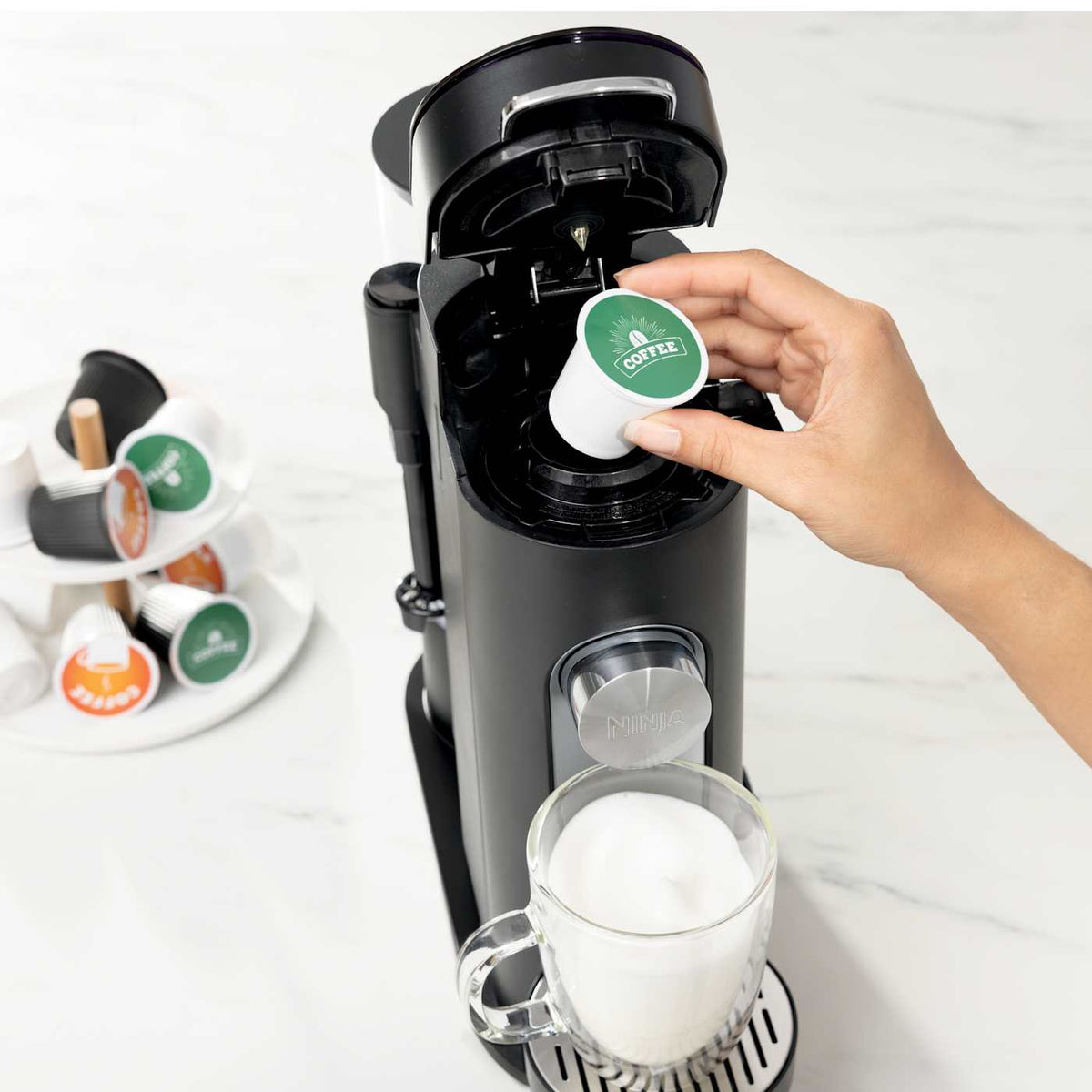 Ninja® Single-Serve Pods & Grounds Specialty Coffee Maker Black