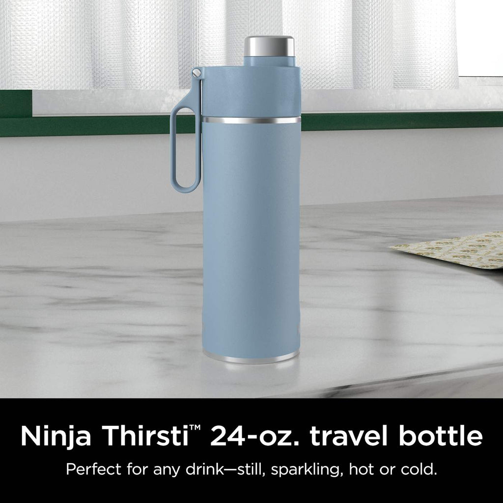 Ninja Thirsti™ 709mL. Travel Bottle, Blue
