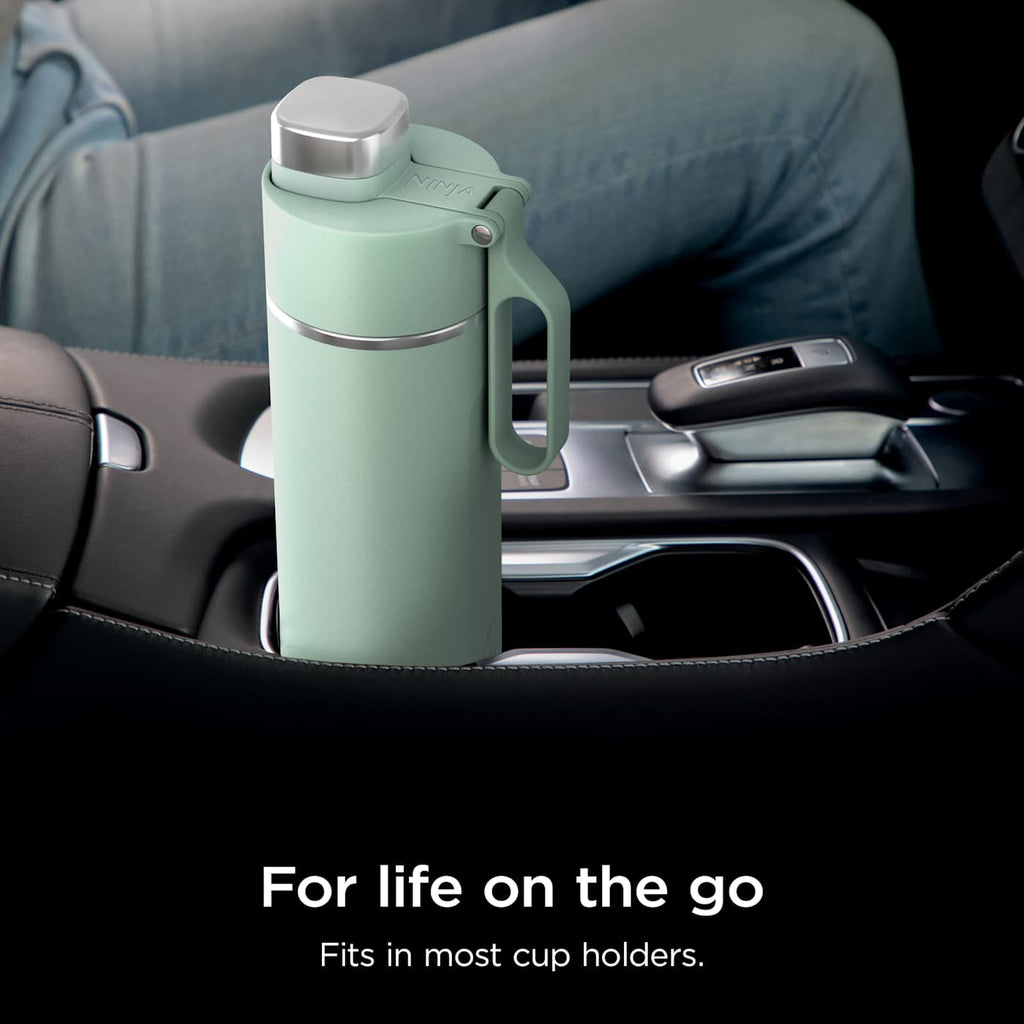Ninja Thirsti™ 709mL. Travel Bottle, Blue