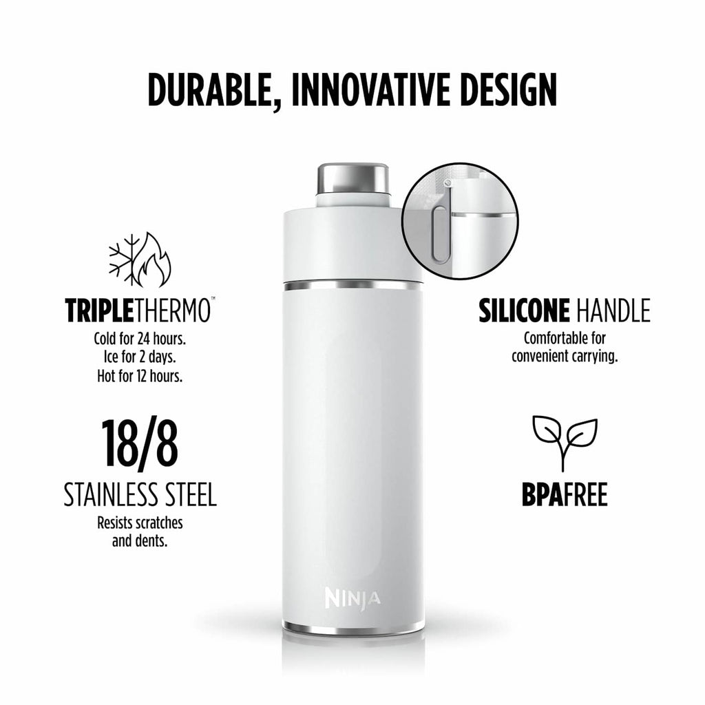 Ninja Thirsti™ 709mL. Travel Bottle, Blue