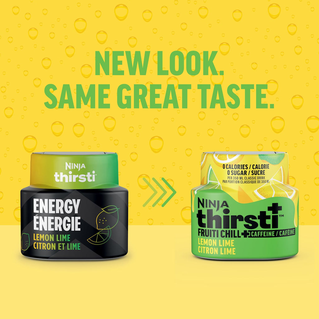 Ninja Thirsti™ FRUITI CHILL + CAFFEINE Lemon Lime Flavored Water Drops