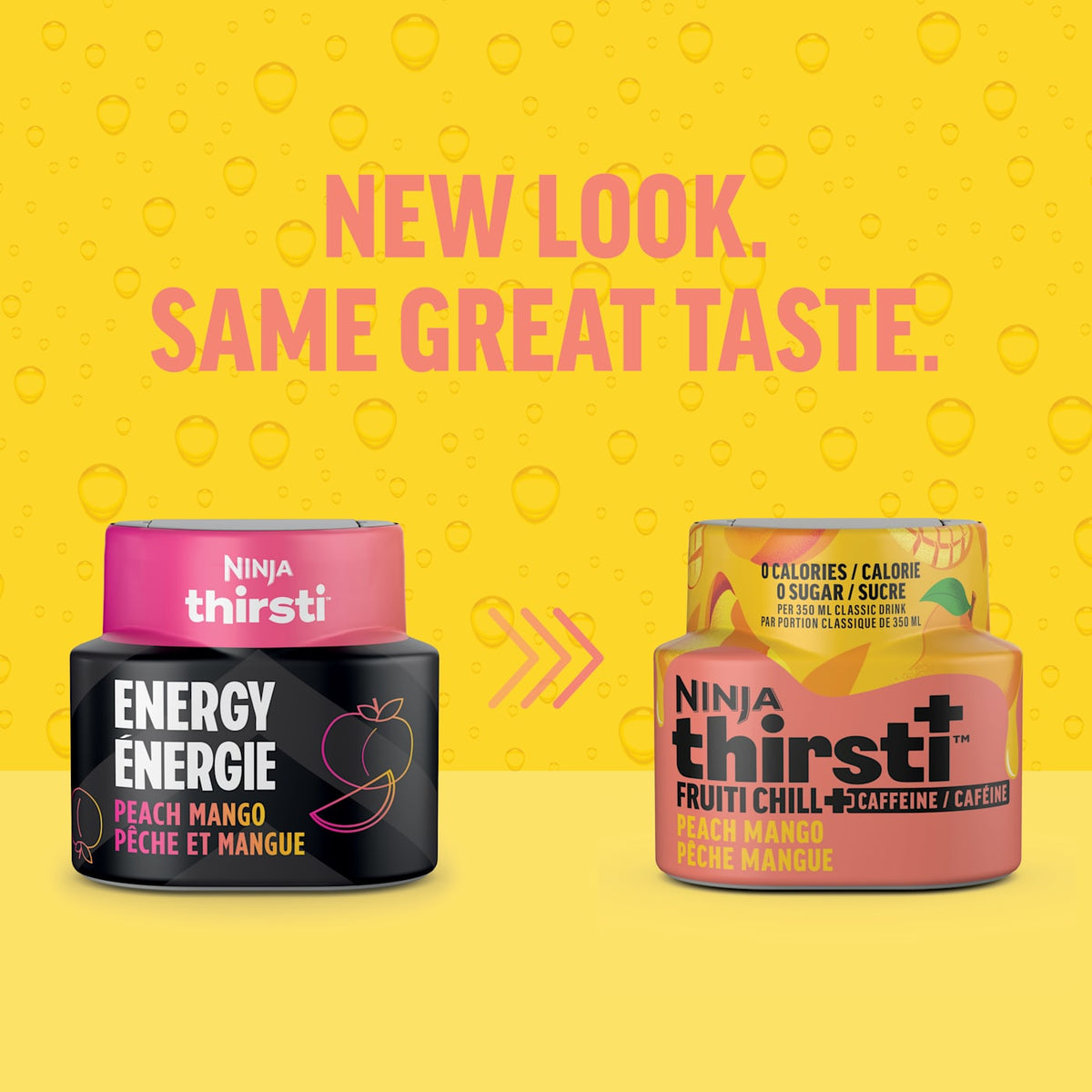 Ninja Thirsti™ FRUITI CHILL + CAFFEINE Peach Mango Flavored Water Drops