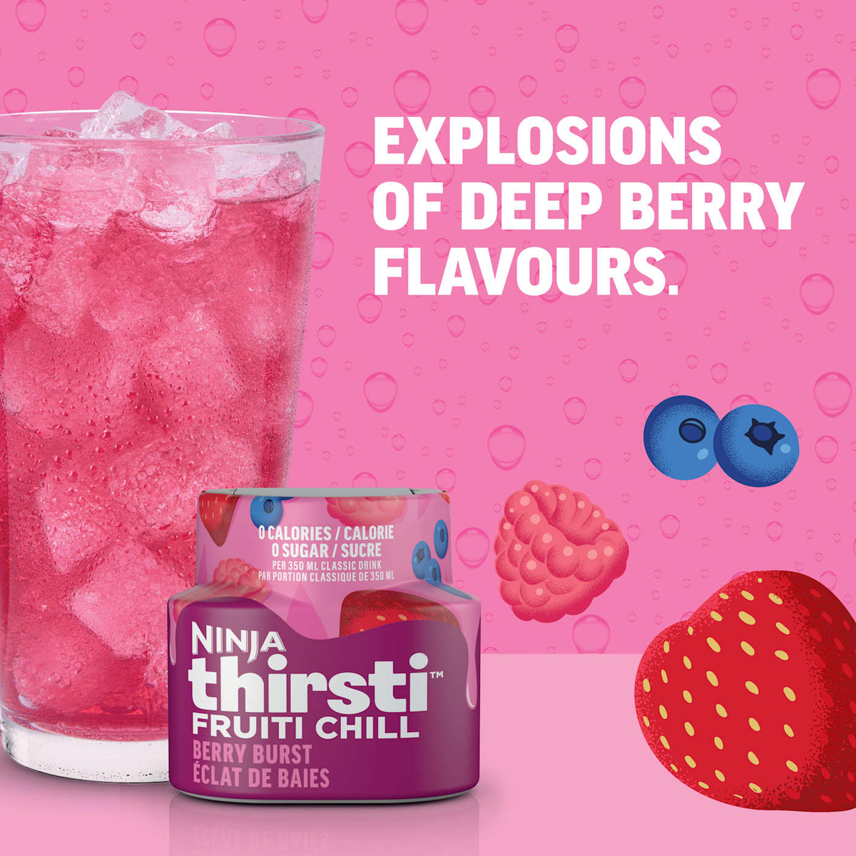 Ninja Thirsti™ FRUITI CHILL Dragon Fruit Flavored Water Drops