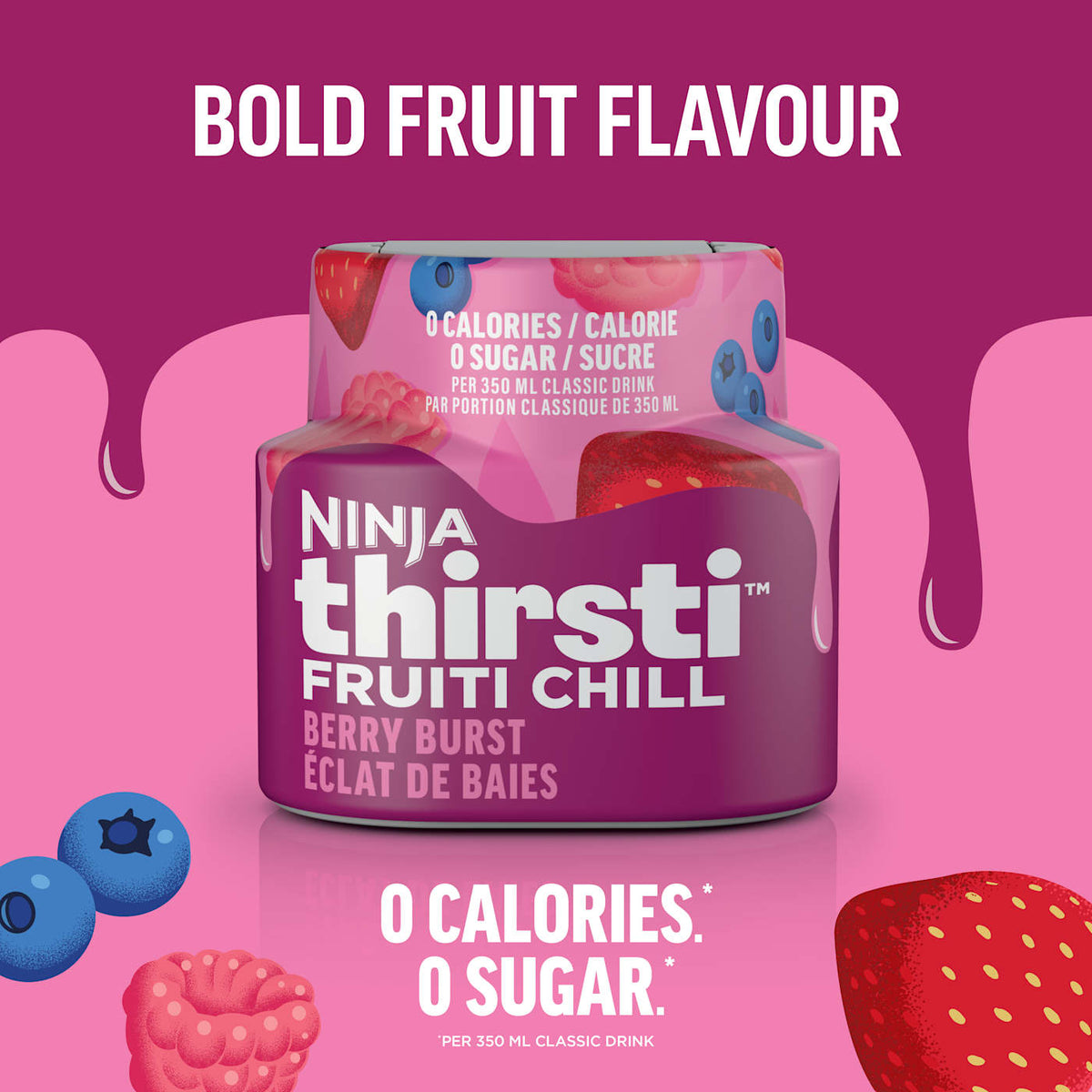 Ninja Thirsti™ FRUITI CHILL Dragon Fruit Flavored Water Drops