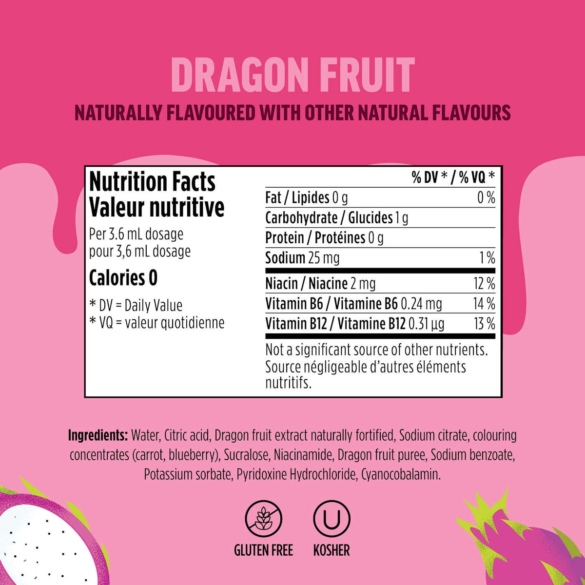 Ninja Thirsti™ FRUITI CHILL Dragon Fruit Flavored Water Drops