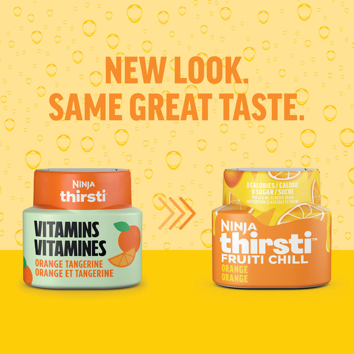Ninja Thirsti™ FRUITI CHILL Orange Flavored Water Drops