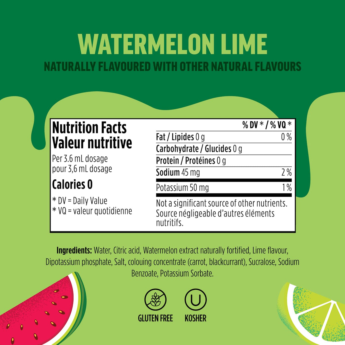 Ninja Thirsti™ FRUITI CHILL Watermelon Lime Flavored Water Drops
