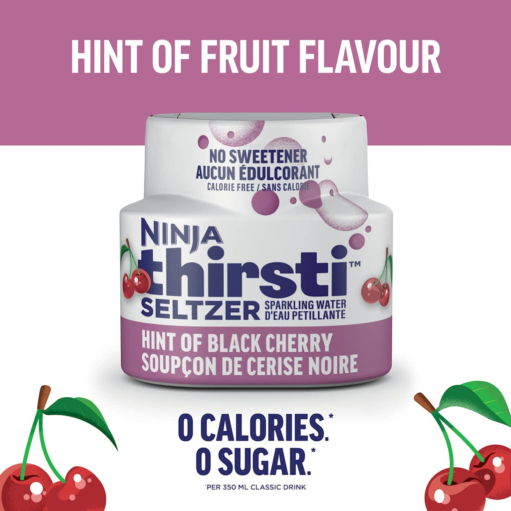 Ninja Thirsti™ SELTZER Black Cherry Flavored Water Drops