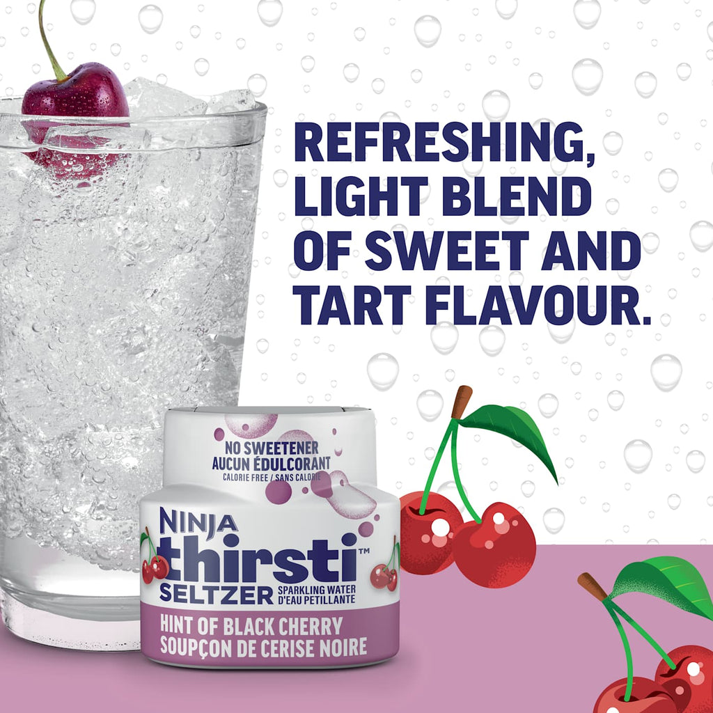 Ninja Thirsti™ SELTZER Black Cherry Flavored Water Drops