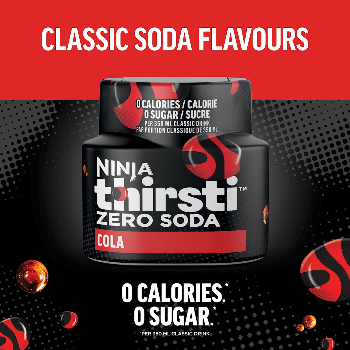 Ninja Thirsti™ ZERO SODA Cola Flavored Water Drops