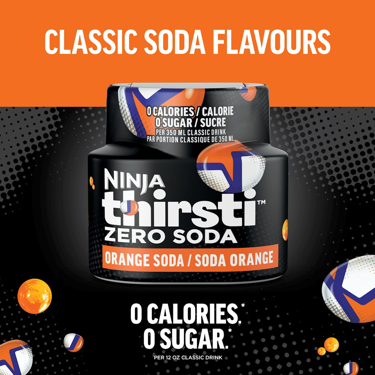 Ninja Thirsti ZERO SODA Orange Soda Flavored Water Drops