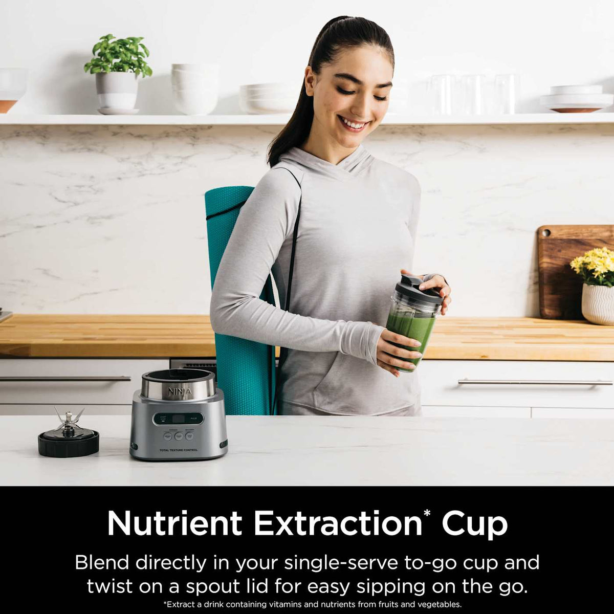 Ninja® TWISTi™, HIGH-SPEED Blender DUO 3 Preset Auto-iQ® Programs SS150C