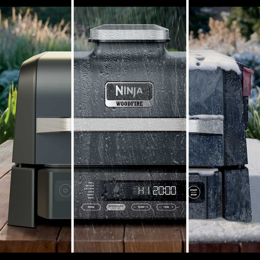 Ninja Woodfire® 6-in-1 Outdoor Grill & Smoker and Wireless Thermometer Bundle